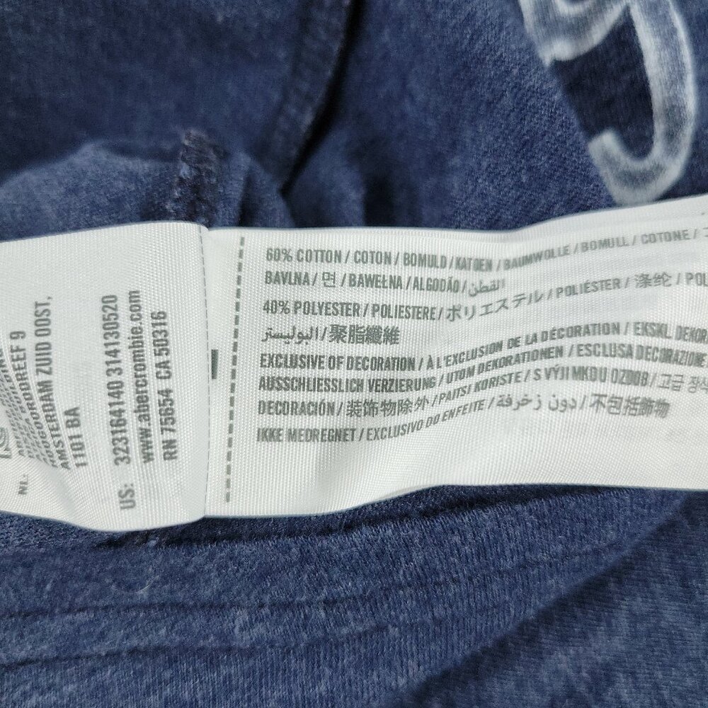 Hollister Shirt Women's Small Blue Surfing Co Graphic Tee Short Sleeve Top Adult - Picture 14 of 14
